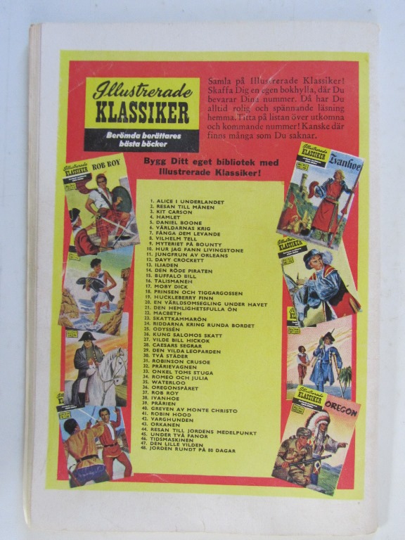 Illustrerade Klassiker 045 Under två fanor 1:a uppl. Good - 2