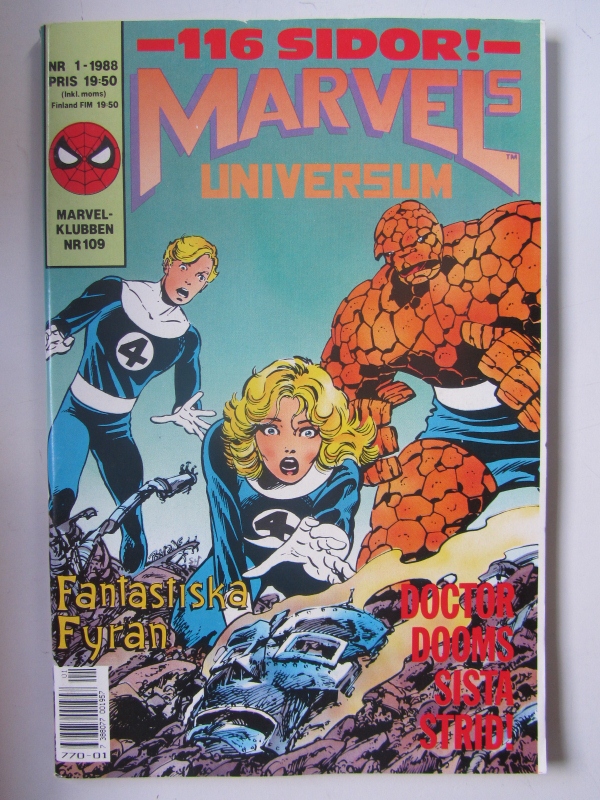 Marvels Universum 1988 01 Fantastiska Fyran 