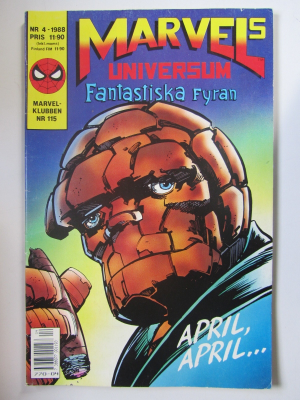 Marvels Universum 1988 04 Fantastiska Fyran 