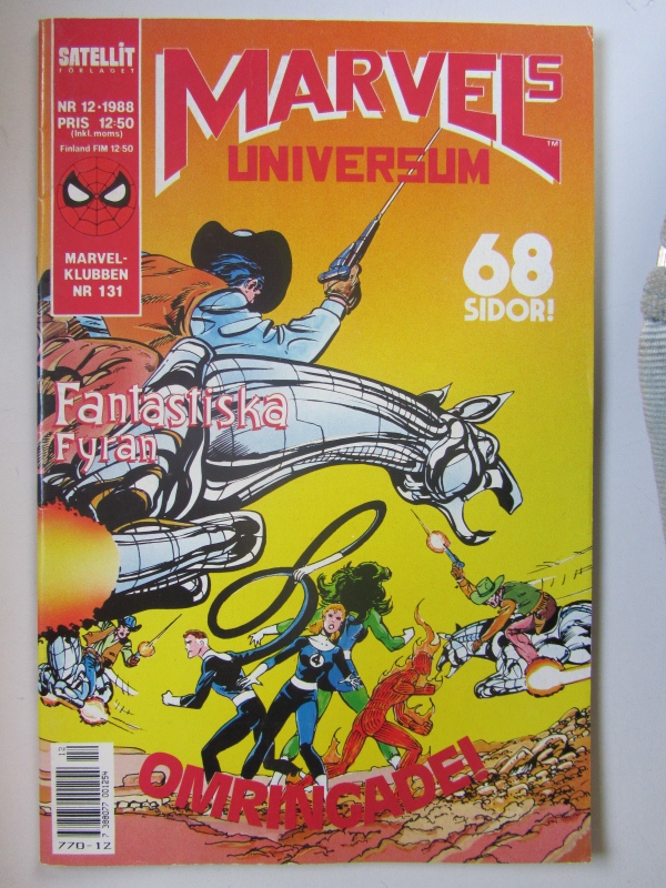 Marvels Universum 1988 12 Fantastiska Fyran 