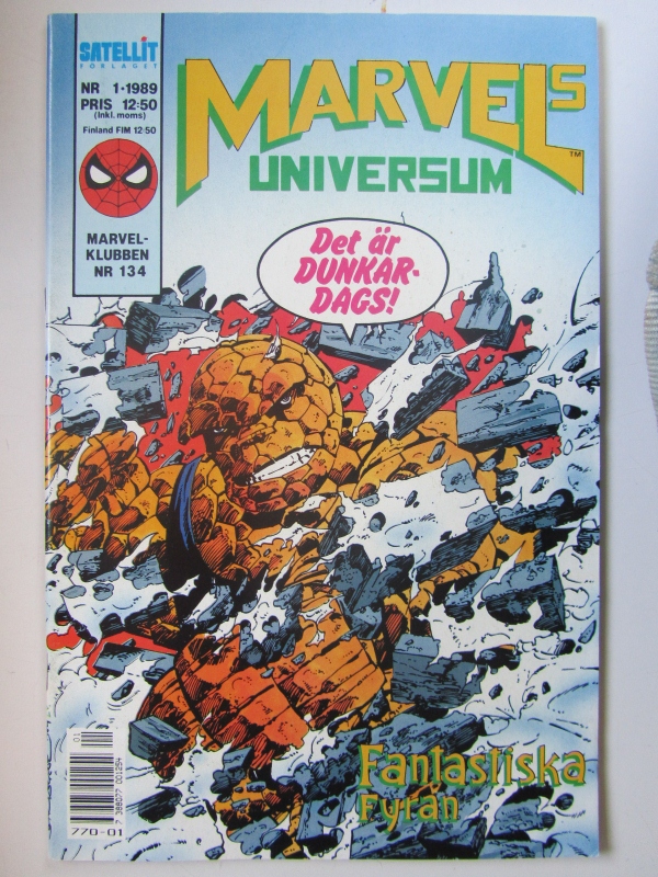 Marvels Universum 1989 01 Fantastiska Fyran 