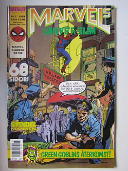 Marvels Universum 1989 07 Spindelmannen 