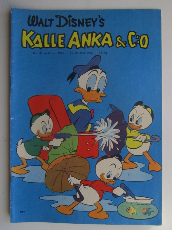 Kalle Anka 1960 45 Fn-