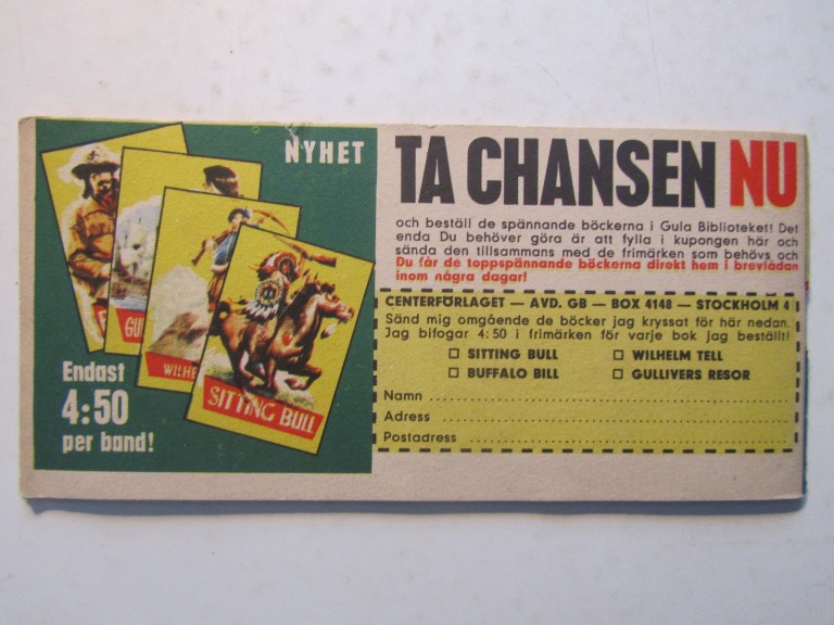 Vilda Västern 1966 08 Vg+ - 2