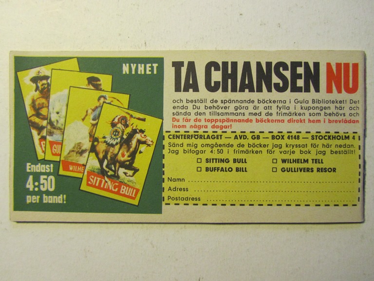 Vilda Västern 1966 12 Vg+ - 2