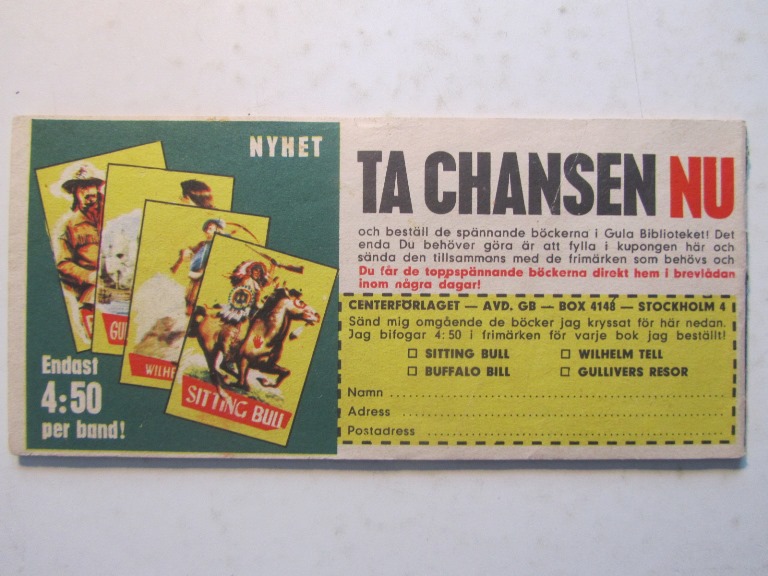 Vilda Västern 1966 20 Vg+ - 2