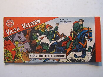 Vilda Västern 1966 21 Vg+
