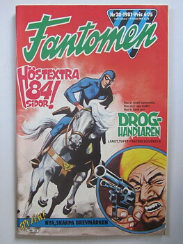 Fantomen 1981 20 med brevmärken