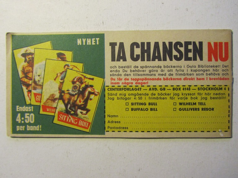 Vilda Västern 1966 26 Vg+ - 2