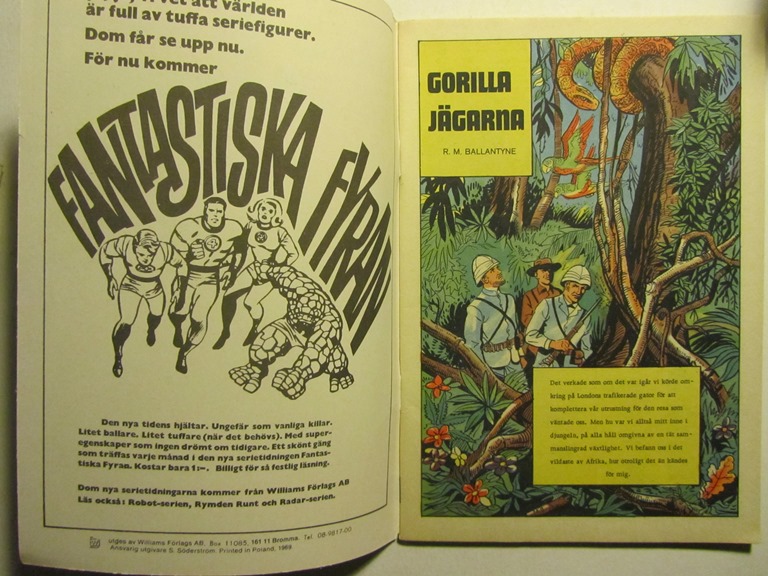 Illustrerade Klassiker 151 Gorillajägarna 2:a uppl Fn- - 3
