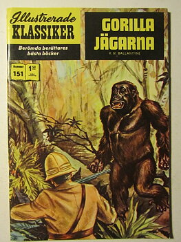 Illustrerade Klassiker 151 Gorillajägarna 2:a uppl Fn-