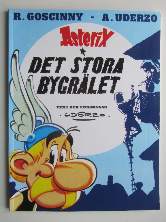 Asterix 25 Det stora bygrälet 4:e upplagan Fn-