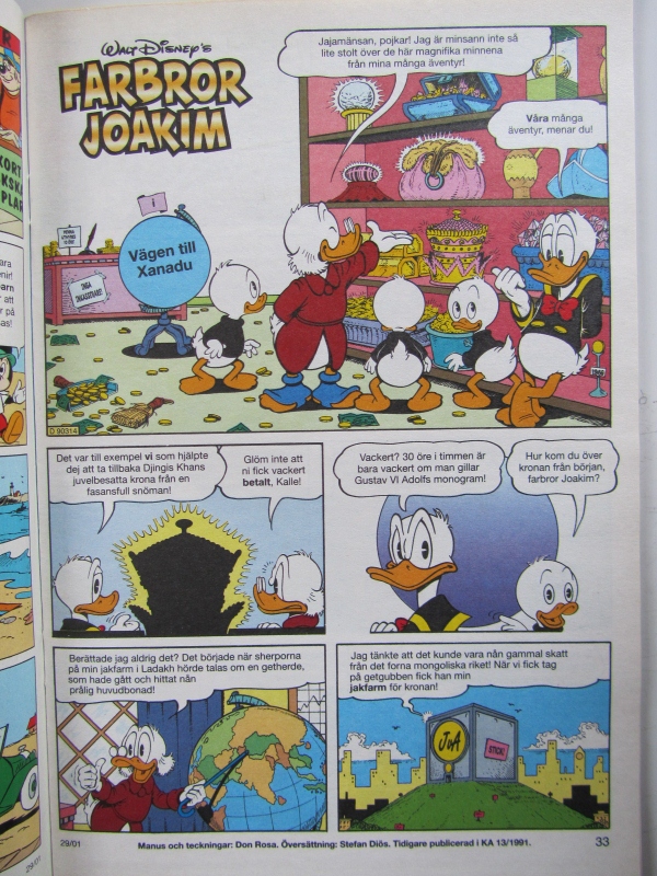 Kalle Anka & Co 2001 29 Don Rosa - 2
