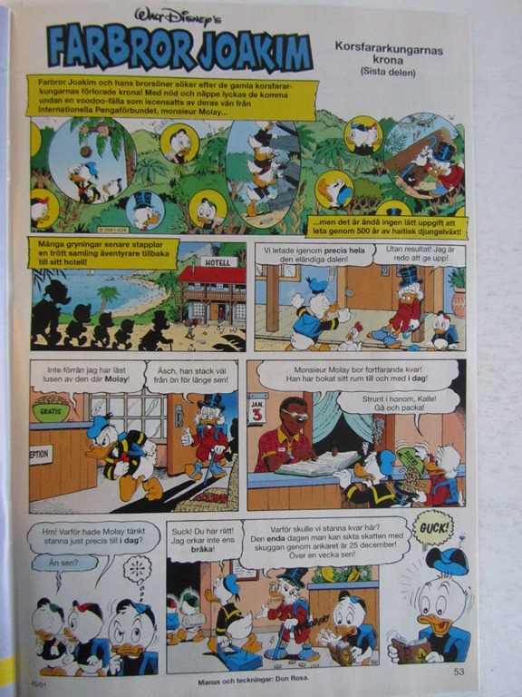 Kalle Anka & Co 2001 45 Don Rosa - 2