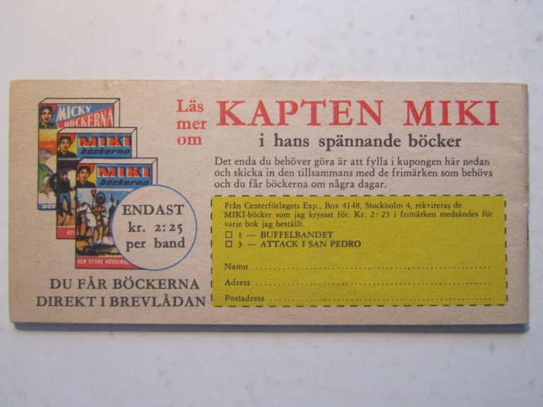 Vilda Västern 1965 07 Vg+ - 2