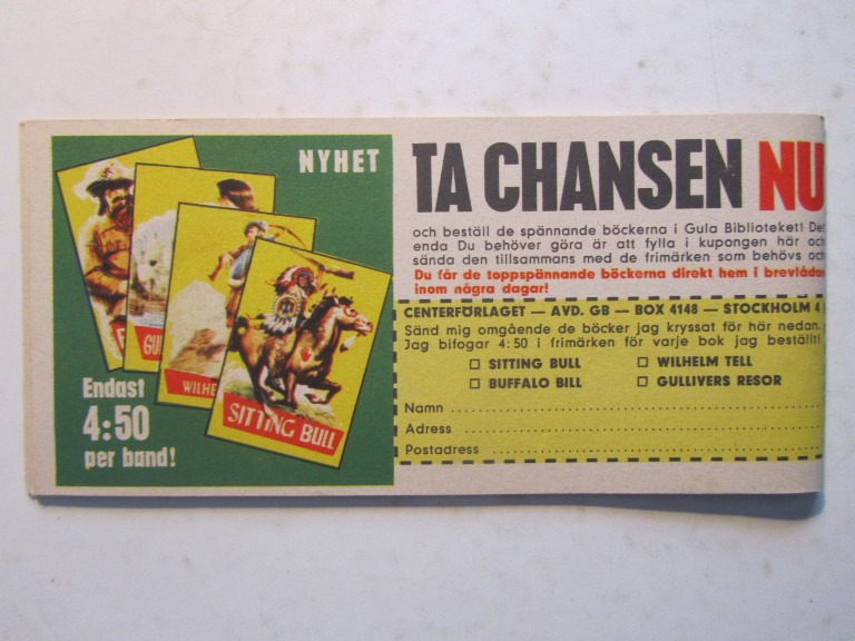 Vilda Västern 1965 04 Vg+ - 2