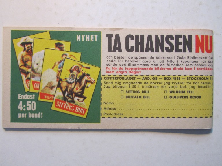 Vilda Västern 1965 14 Vg+ - 2