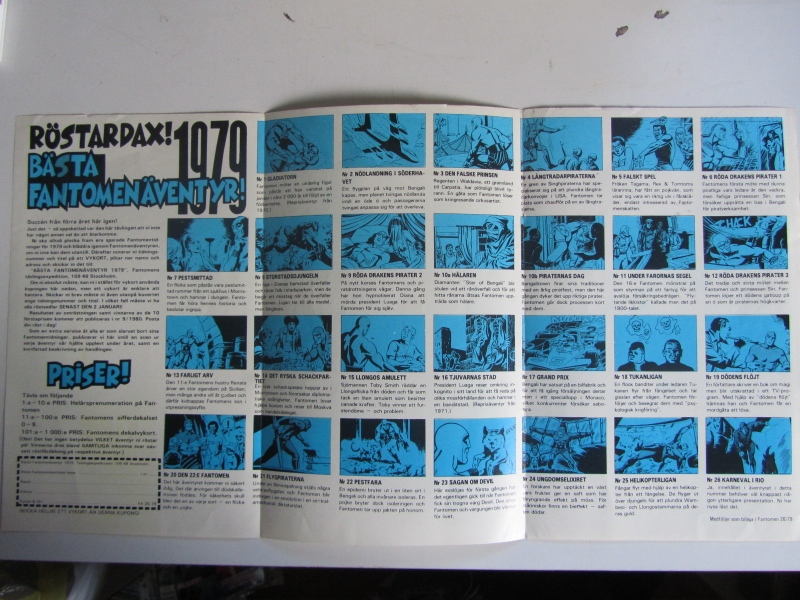 Fantomen 1979 26 med bilaga - 2