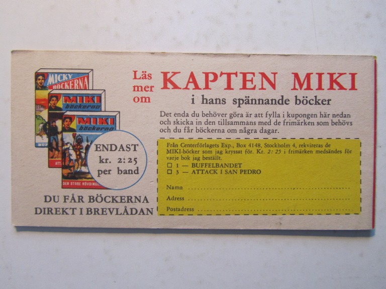 Vilda Västern 1965 27 Vg+ - 2