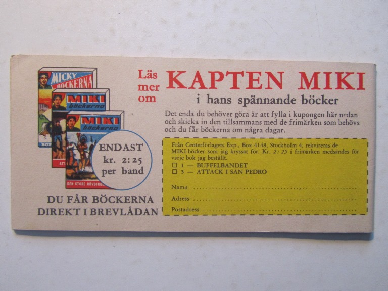 Vilda Västern 1965 33 Vg+ - 2