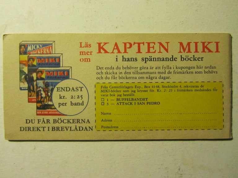 Vilda Västern 1965 43 Vg+ - 2