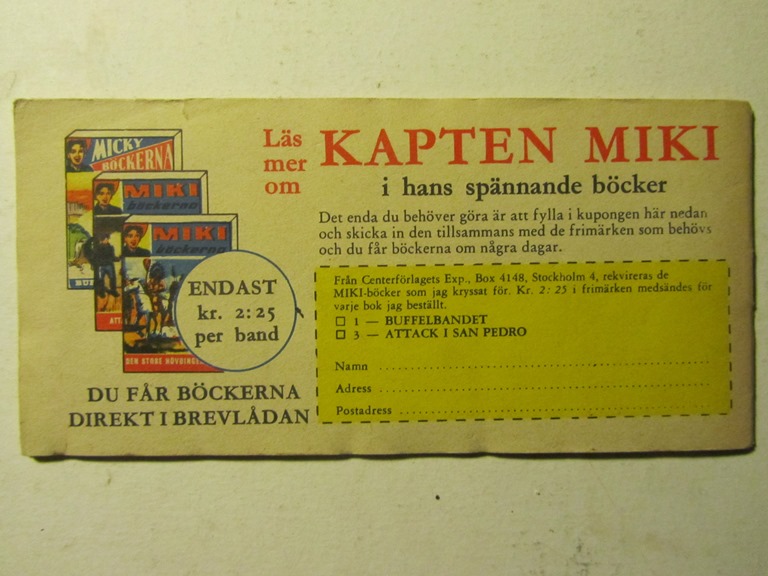 Vilda Västern 1965 51 Vg+ - 2