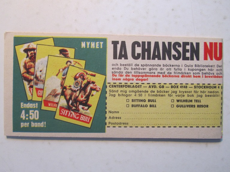 Vilda Västern 1965 20 Vg+ - 2