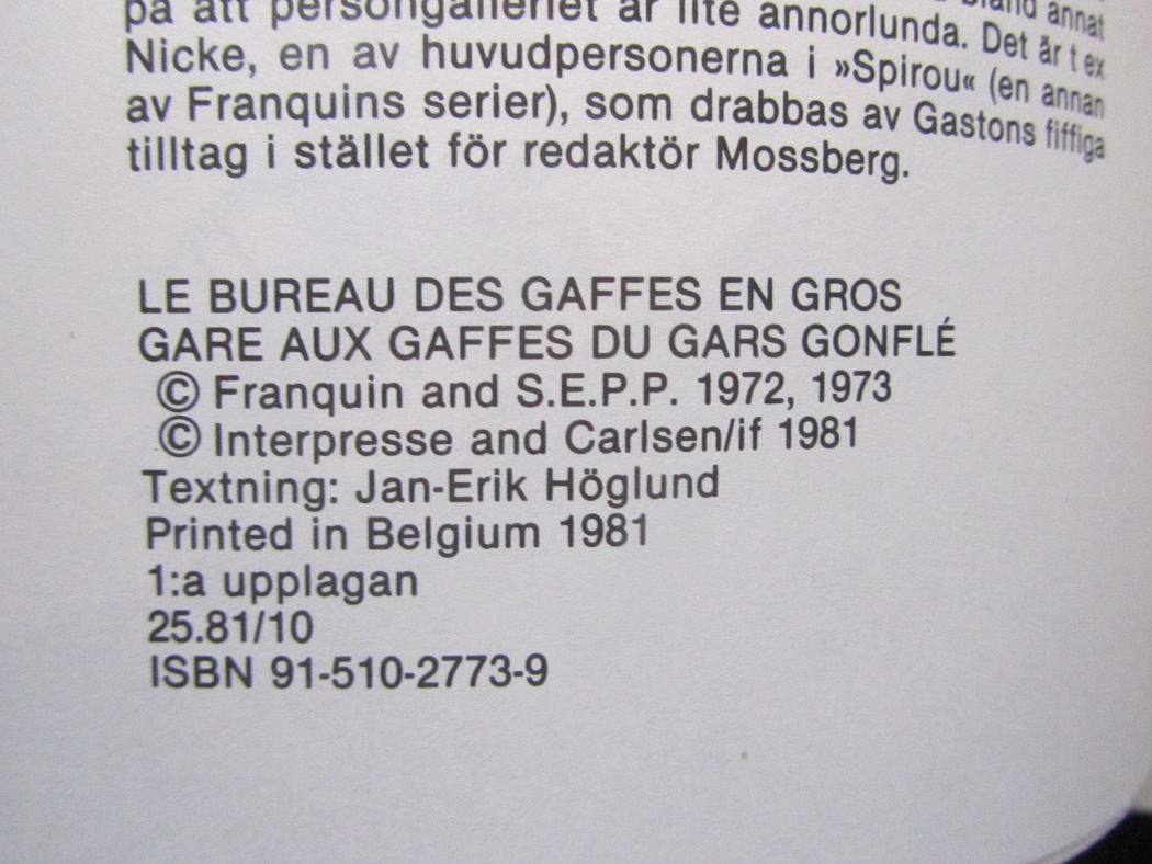 Gaston 11 Fiffighetsfantomen - 3