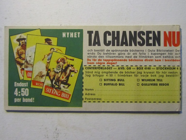 Vilda Västern 1965 42 Vg+ - 2