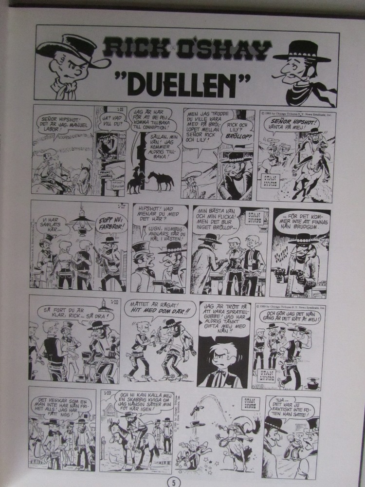 Samlade Serierariteter Rick O'Shay 1959 - 2