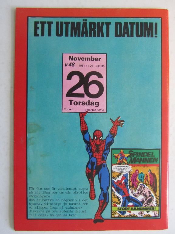Spindelmannen 1981 11 Vg - 2