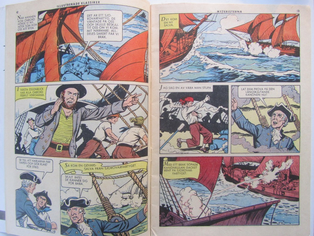 Illustrerade Klassiker 061 Myteristerna 2:a uppl. Vg - 3