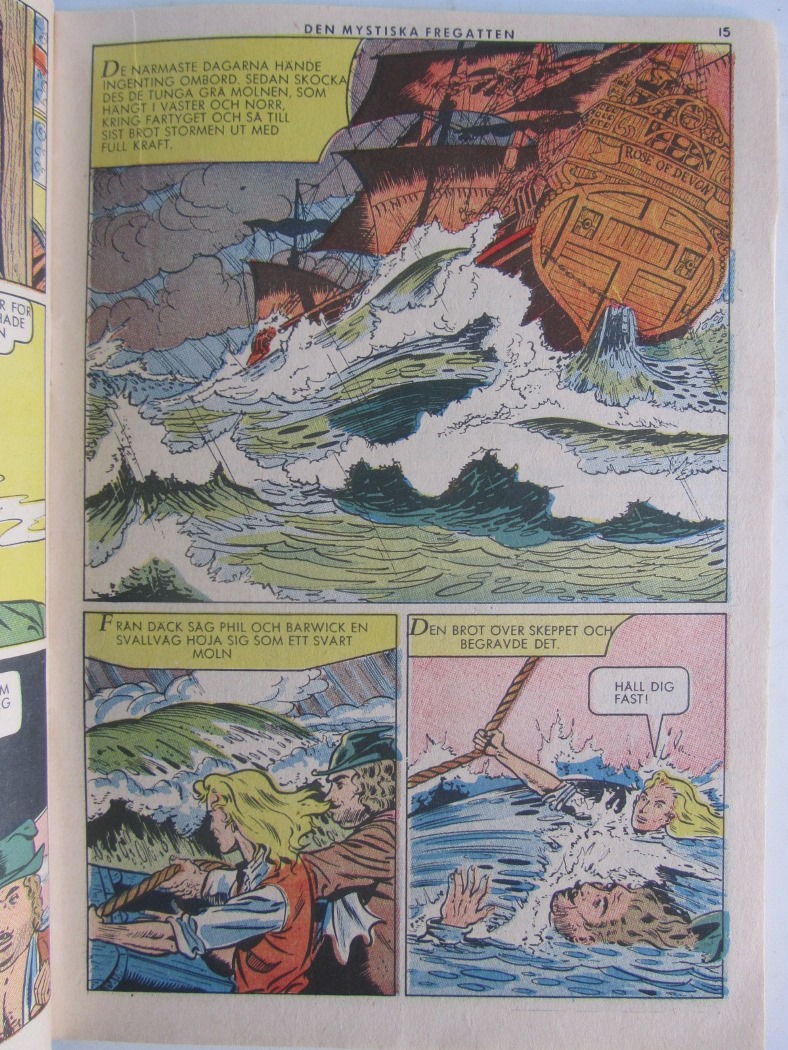 Illustrerade Klassiker 054 Den mystiska fregatten 2:a uppl. Good - 3