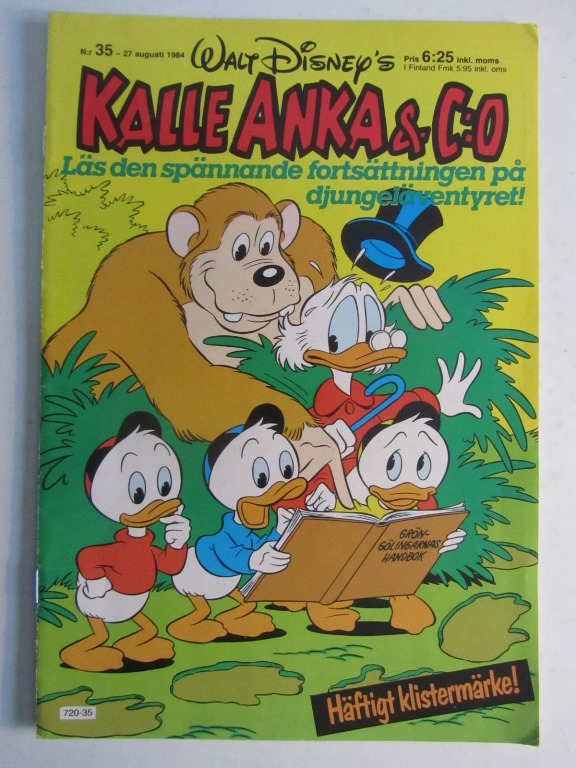Kalle Anka & Co 1984 35 med bilaga