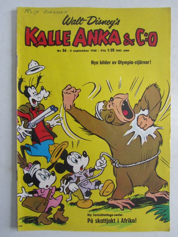 Kalle Anka 1968 36 Vg