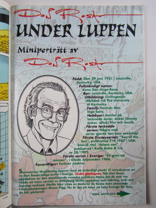 Kalle Anka & Co 2000 27 Don Rosa - 3