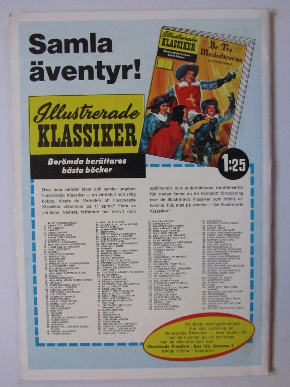 Illustrerade Klassiker 107 Fredlös 2:a uppl Vg+ - 2