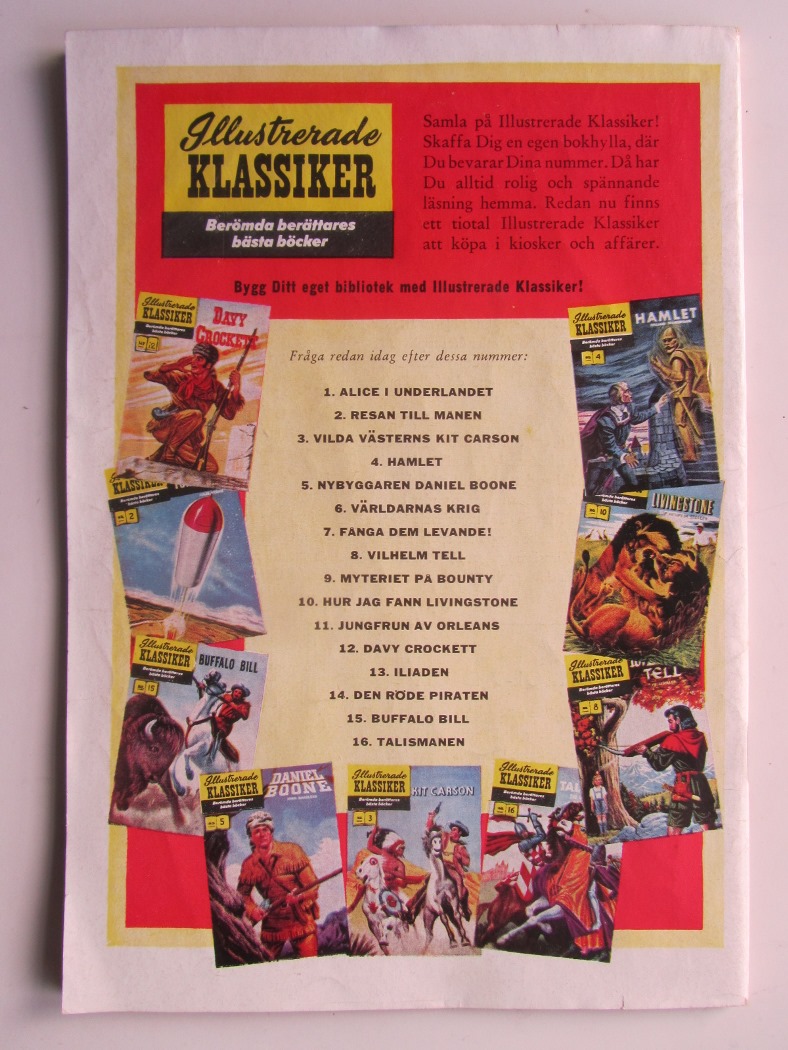Illustrerade Klassiker 016 Talismanen 1:a uppl. Vg - 2