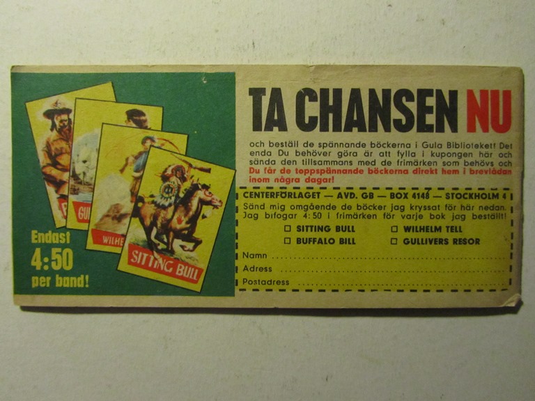 Vilda Västern 1966 41 Vg+ - 2