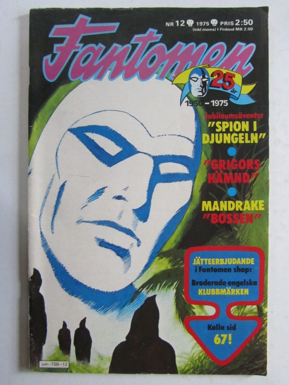 Fantomen 1975 12 Vg+