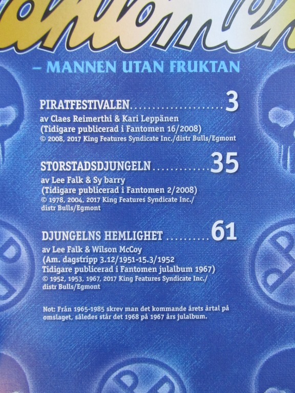 Fantomen julalbum 2017 - 2