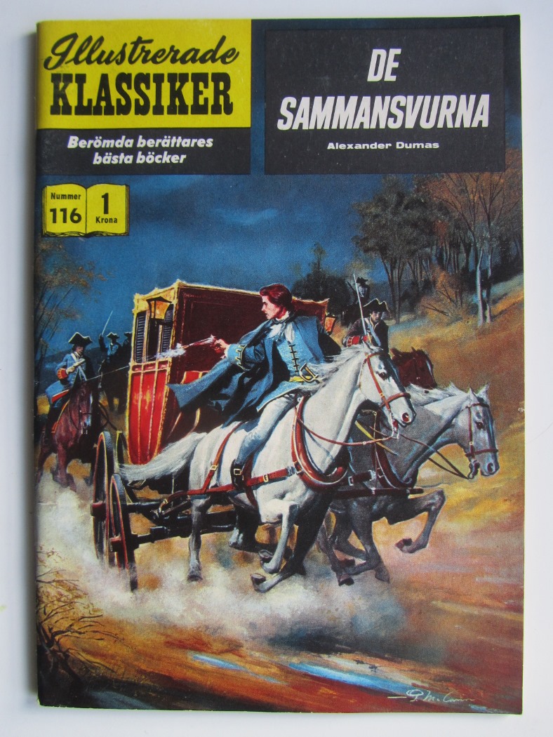 Illustrerade Klassiker 116 De sammansvurna 1:a uppl Fn
