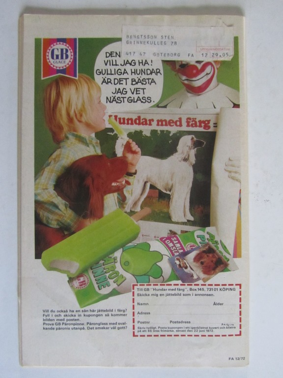 Fantomen 1972 12 Vg - 2