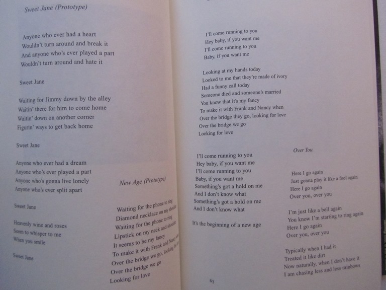 Reed Lou, Pass Thru Fire - The Collected Lyrics - 5
