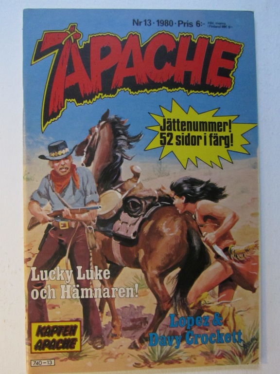 Apache 1980 13 med Lucky Luke