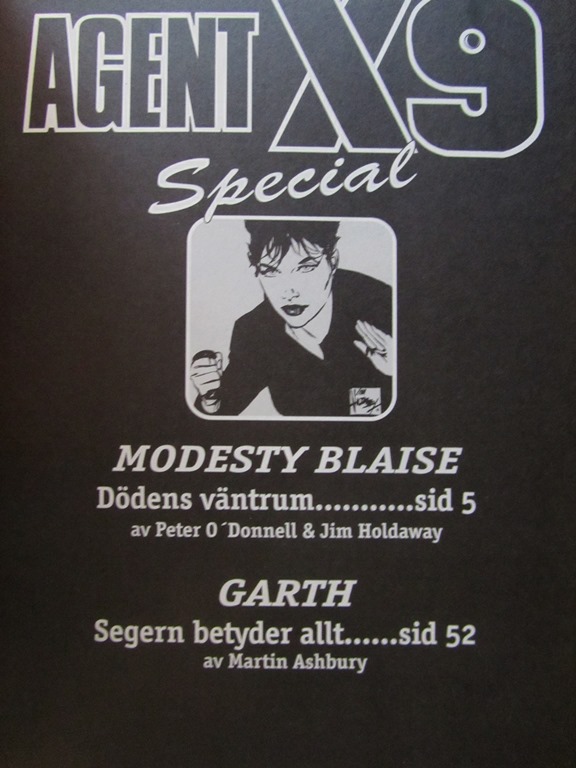 Agent X9 Julalbum 1996 med Modesty Blaise - 2