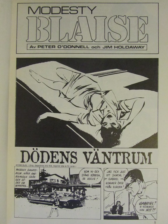 Agent X9 Julalbum 1996 med Modesty Blaise - 3
