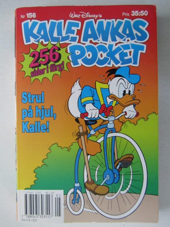 Kalle Ankas pocket 156 Strul på hjul, Kalle