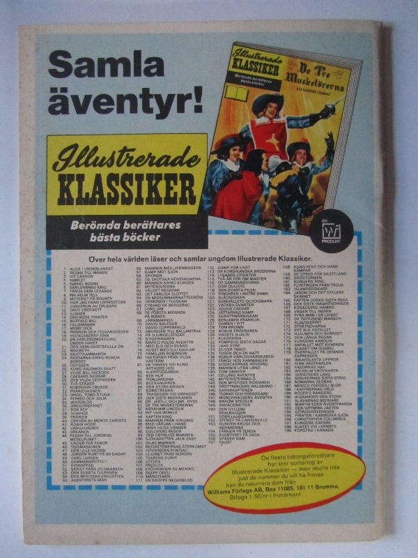 Illustrerade Klassiker 007 Fånga dem levande 4:e uppl. Fn- - 2