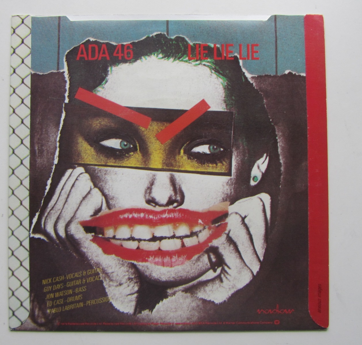 999 Found Out too Late / Lie Lie Lie 7"  - 2